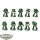 Space Marines - 10 x Tactical Squad klassisch - teilweise bemalt