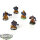 Dark Angels - 5 x Company Veterans klassisch - teilweise bemalt