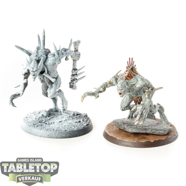 Flesh-eater Courts - 2x Crypt Horrors - teilweise bemalt