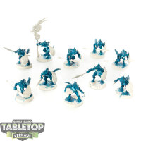 Seraphon - 10x Saurus Warriors - teilweise bemalt