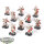 Chaos Space Marines - 10x Legionaries - teilweise bemalt