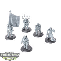 Astra Militarum - 5 x Cadian Command Squad - unbemalt