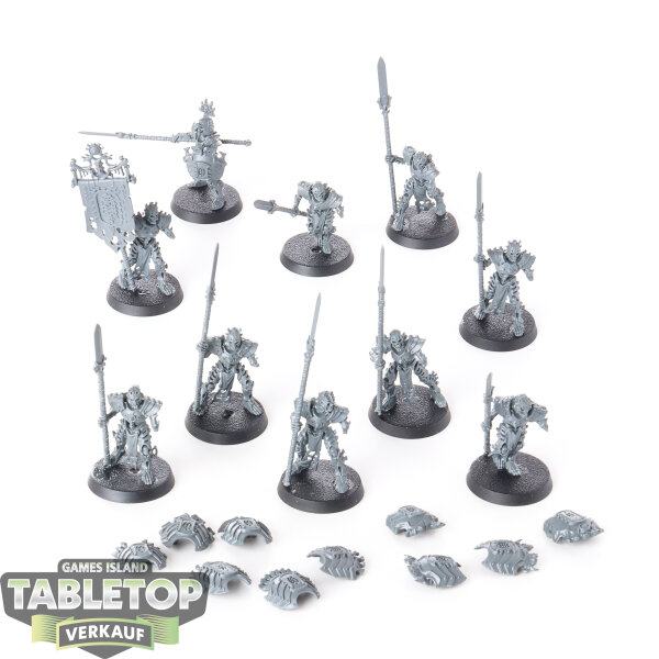 Ossiarch Bonereapers - 10 x Mortek Guard - unbemalt