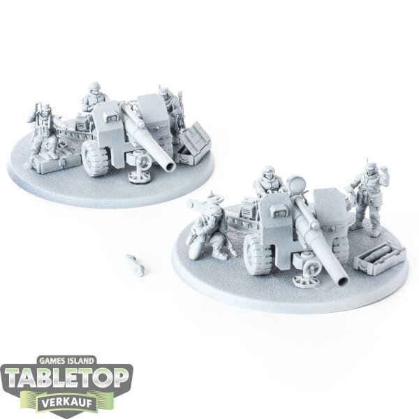 Astra Militarum - 2 x Field Ordnance Battery - grundiert