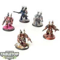 Chaos Space Marines - 5x Chaos Terminator Squad -...