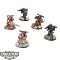 Chaos Space Marines - 5x Havocs - teilweise bemalt