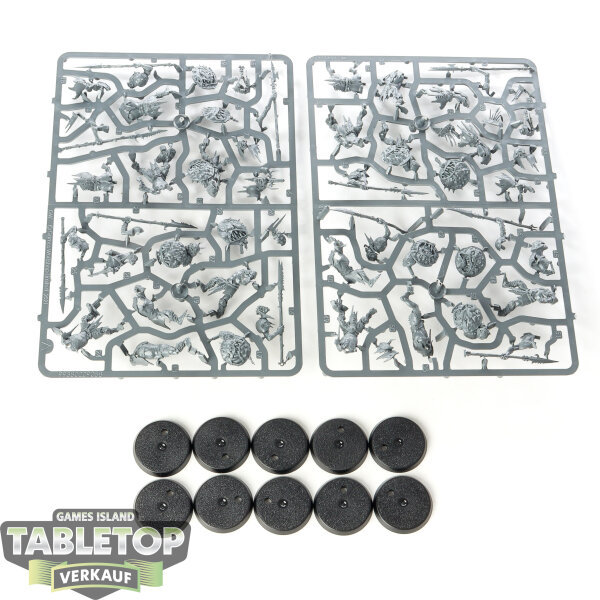 Orruk Warclans - 10x Gutrippaz - im Gussrahmen