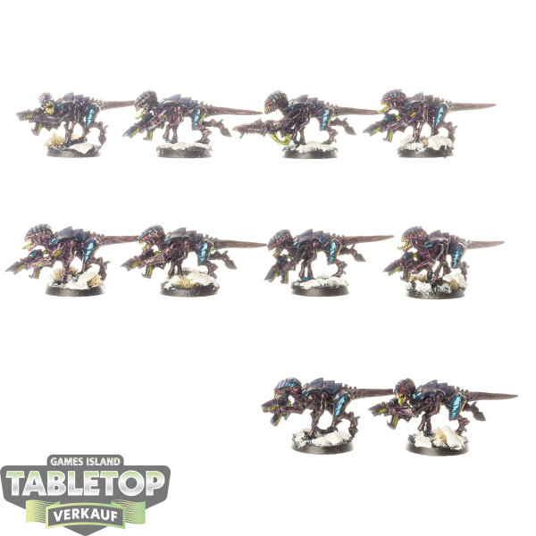 Tyraniden - 10x Termagants klassisch - bemalt