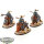 Orruk Warclans - 3x Gore-gruntas - bemalt