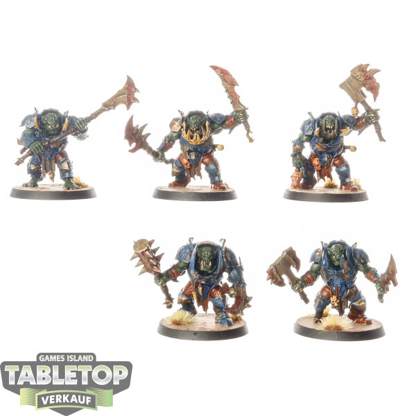 Orruk Warclans - 5x Brutes - bemalt