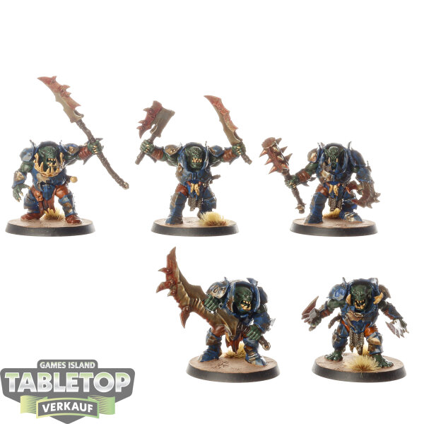 Orruk Warclans - 5x Brutes - bemalt