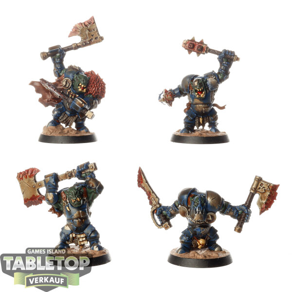 Orruk Warclans - 4x Brutes - bemalt