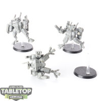 Tau Empire - 3 x XV8 Crisis Battlesuit Team klassisch -...