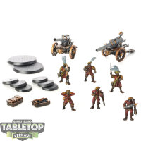 Astra Militarum - 2 x Field Ordnance Battery - teilweise...