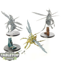 Maggotkin of Nurgle - 3 x Plague Drones - teilweise bemalt