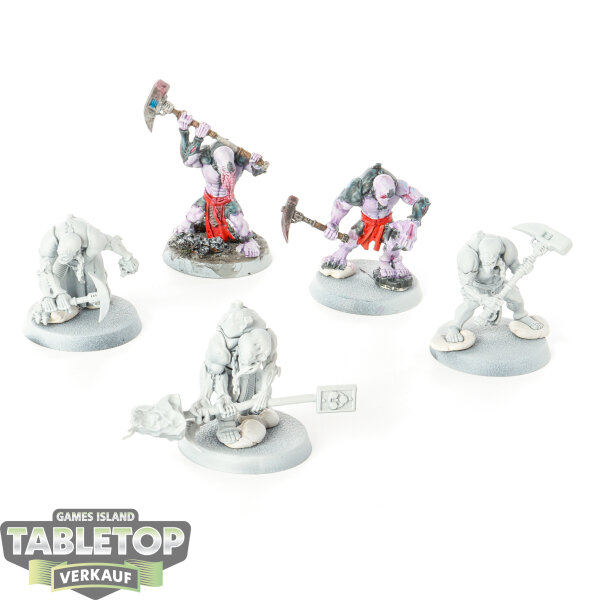 Genestealer Cults - 5x Aberrants - teilweise bemalt