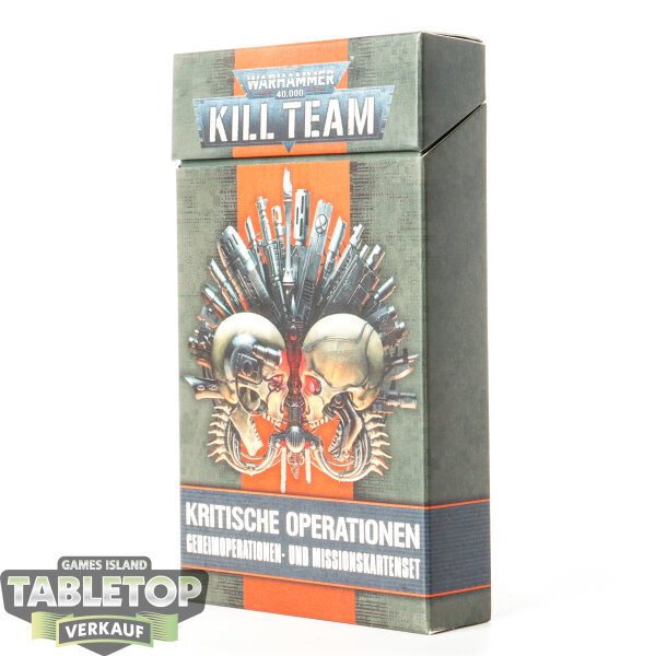Spielzubehör - Critical Ops - Tac Ops & Mission Cards - deutsch