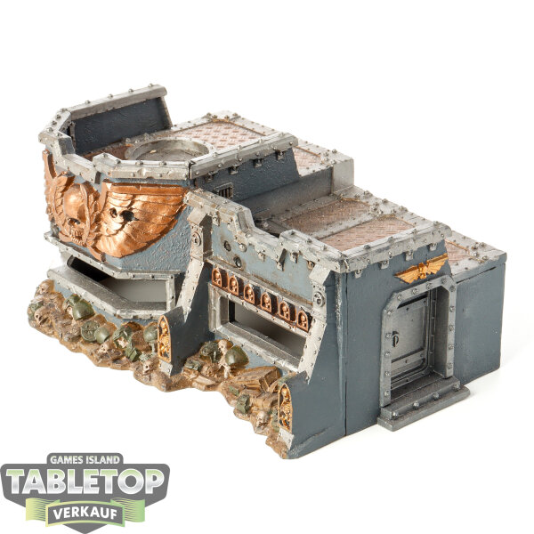 Gelände - Warhammer 40k - Wall of Martyrs: Imperial Bunker - bemalt