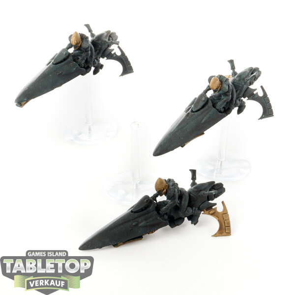 Aeldari - 3x Windriders - teilweise bemalt