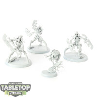 Necrons - 3 x Skorpekh Destroyers - grundiert
