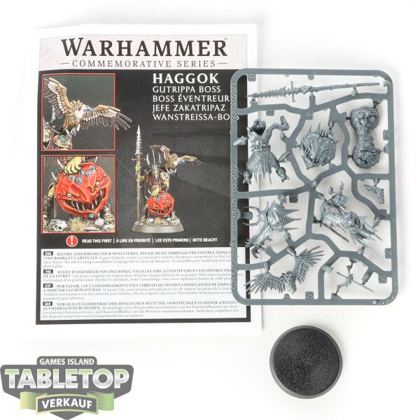 Orruk Warclans - Haggok Gutrippa Boss - im Gussrahmen