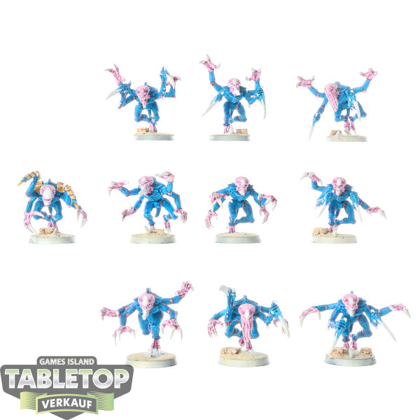 Genestealer Cults - 10x Genestealers - bemalt