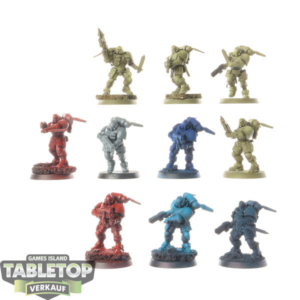 Space Marines - 10x Primaris Reivers - teilweise bemalt