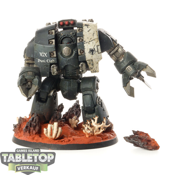 Horus Heresy - Leviathan Siege Dreadnought with Claw & Drill Weapons - teilweise bemalt