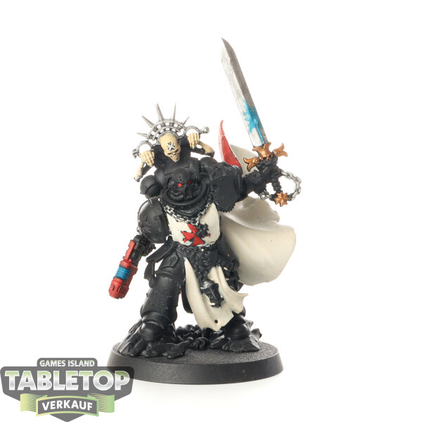 Black Templars - Black Templars Marshal - teilweise bemalt