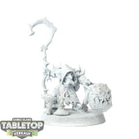 Gloomspite Gitz - Squigboss with Gnasha-squig - grundiert