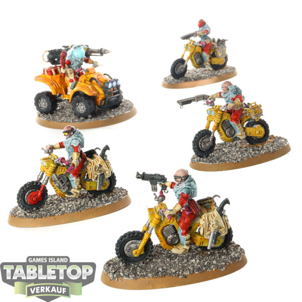 Genestealer Cults - 5x Atalan Jackals - bemalt