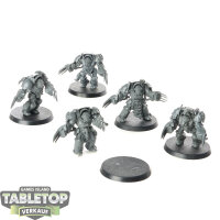 Space Wolves - 5x Wolf Guard Terminators - unbemalt