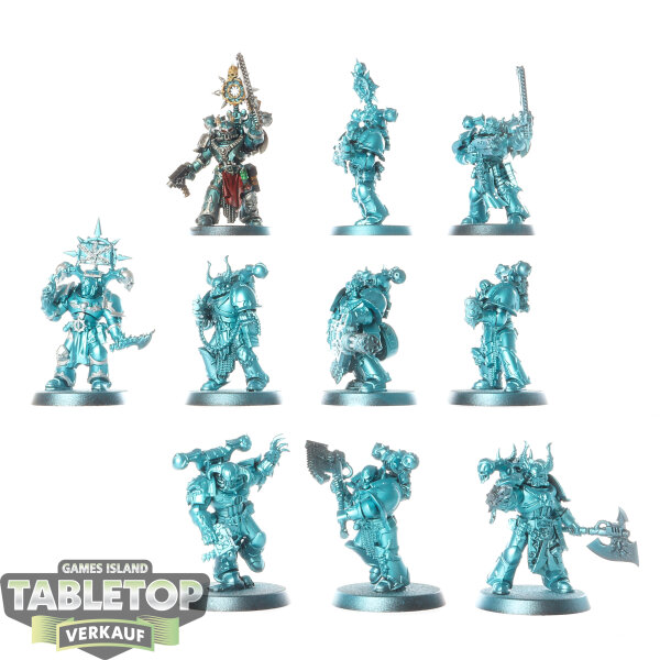 Chaos Space Marines - 10 x Legionaries - teilweise bemalt