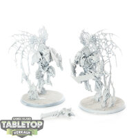 Ossiarch Bonereapers - 2 x Morghast Harbingers - grundiert