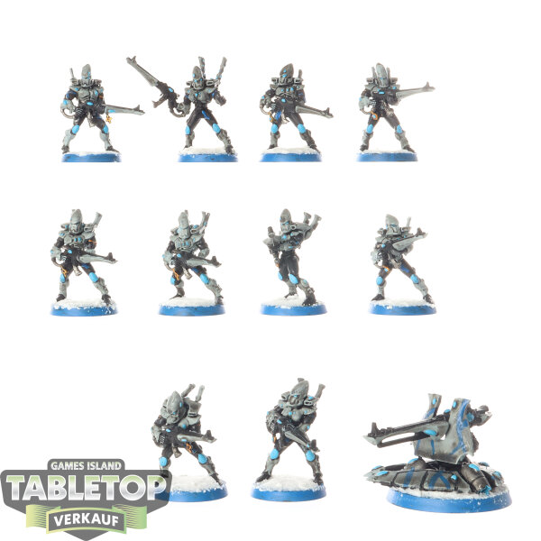Aeldari - 10 x Guardian Defenders klassisch - bemalt
