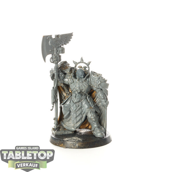 Adeptus Custodes - Captain-General Trajann Valoris - teilweise bemalt