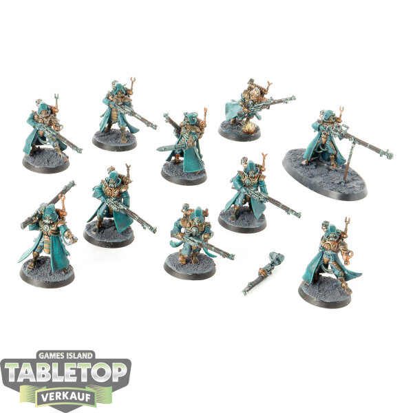 Adeptus Mechanicus - 10x Skitarii - bemalt
