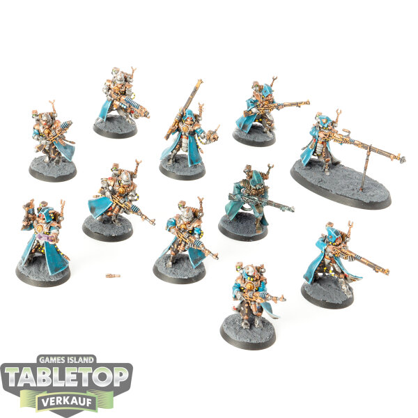 Adeptus Mechanicus - 10x Skitarii - bemalt