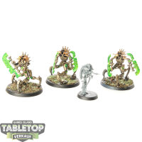 Necrons - 4x Skorpekh Destroyers - teilweise bemalt