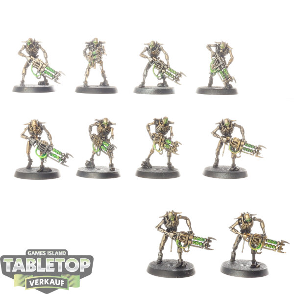 Necrons - 10x Skorpekh Destroyers - bemalt