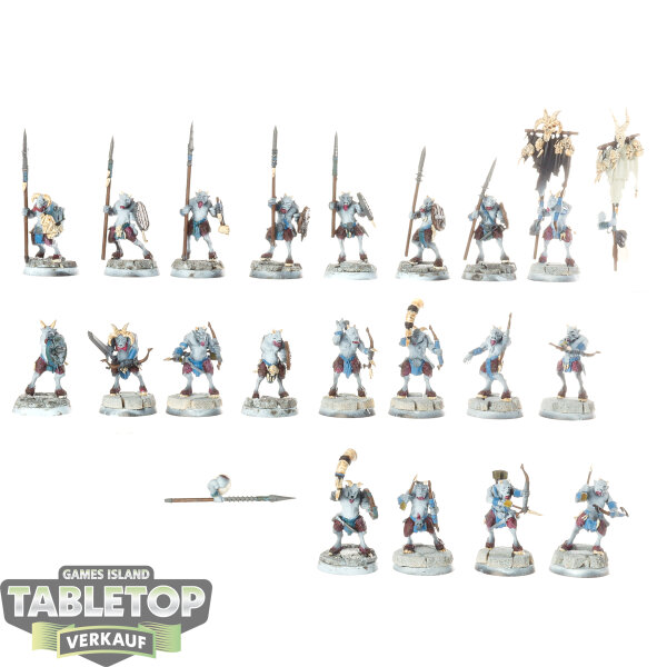 Beastmen Brayherds - 20x Ungor Herd - bemalt
