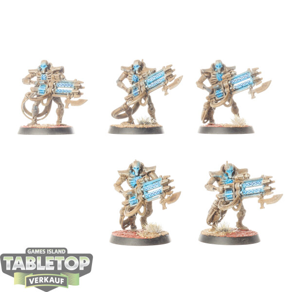 Necrons - 5 Immortals - bemalt