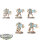 Necrons - 5 Immortals - bemalt