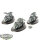 Space Marines - 3 Outriders - unbemalt