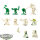 Orks - 10 x Boyz - teilweise bemalt