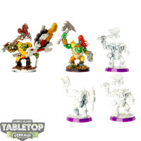 Orks - 5 x Ork Nobz - teilweise bemalt