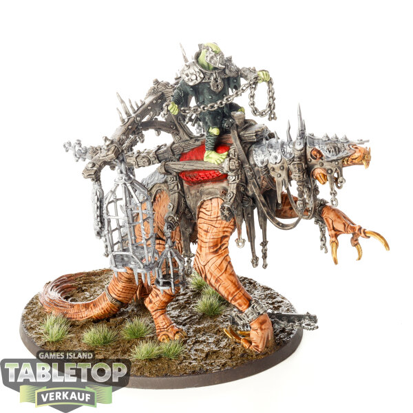 Orruk Warclans - Snatchaboss on Sludgeraker Beast - bemalt