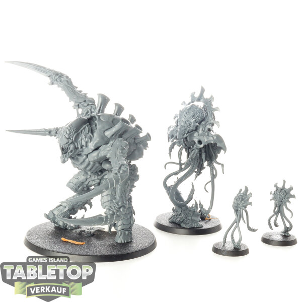 Tyraniden - 4x Horrors of the Hive - unbemalt