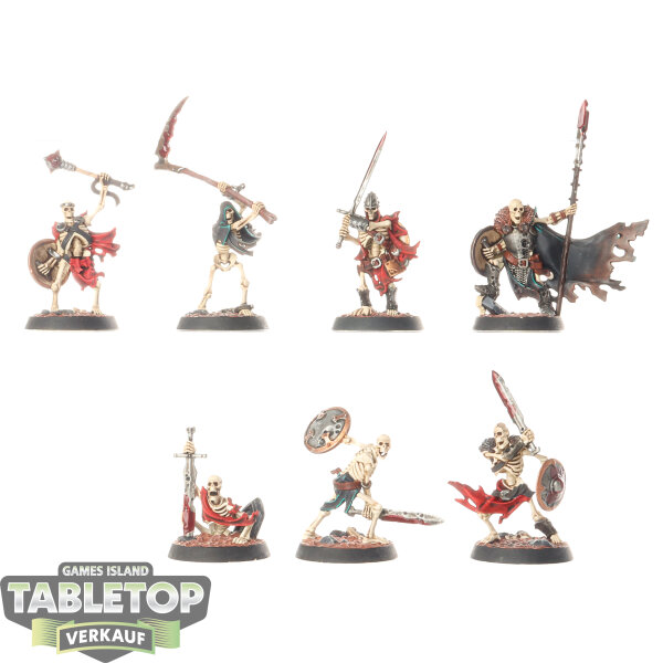 Legions of Nagash - Warhammer Underworlds: Sepulchral Guard - bemalt