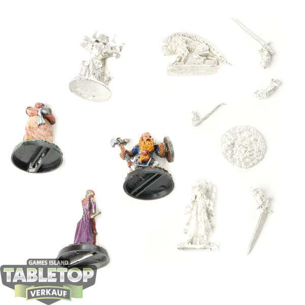 Miniaturen - 5 x Diverse Figures (D & D) - teilweise gebaut